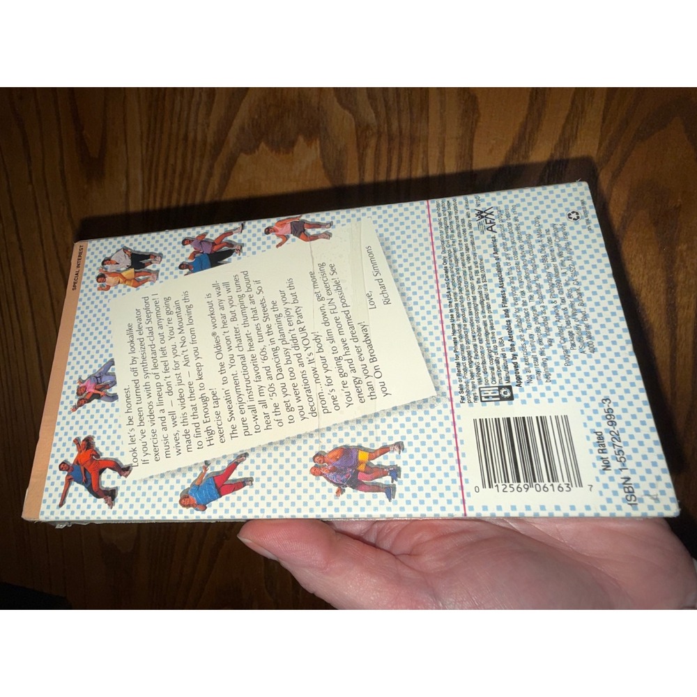 Richard Simmons Sweatin to the Oldies VHS Tape Factory Sealed Vintage Exercise - Picture 3 of 4